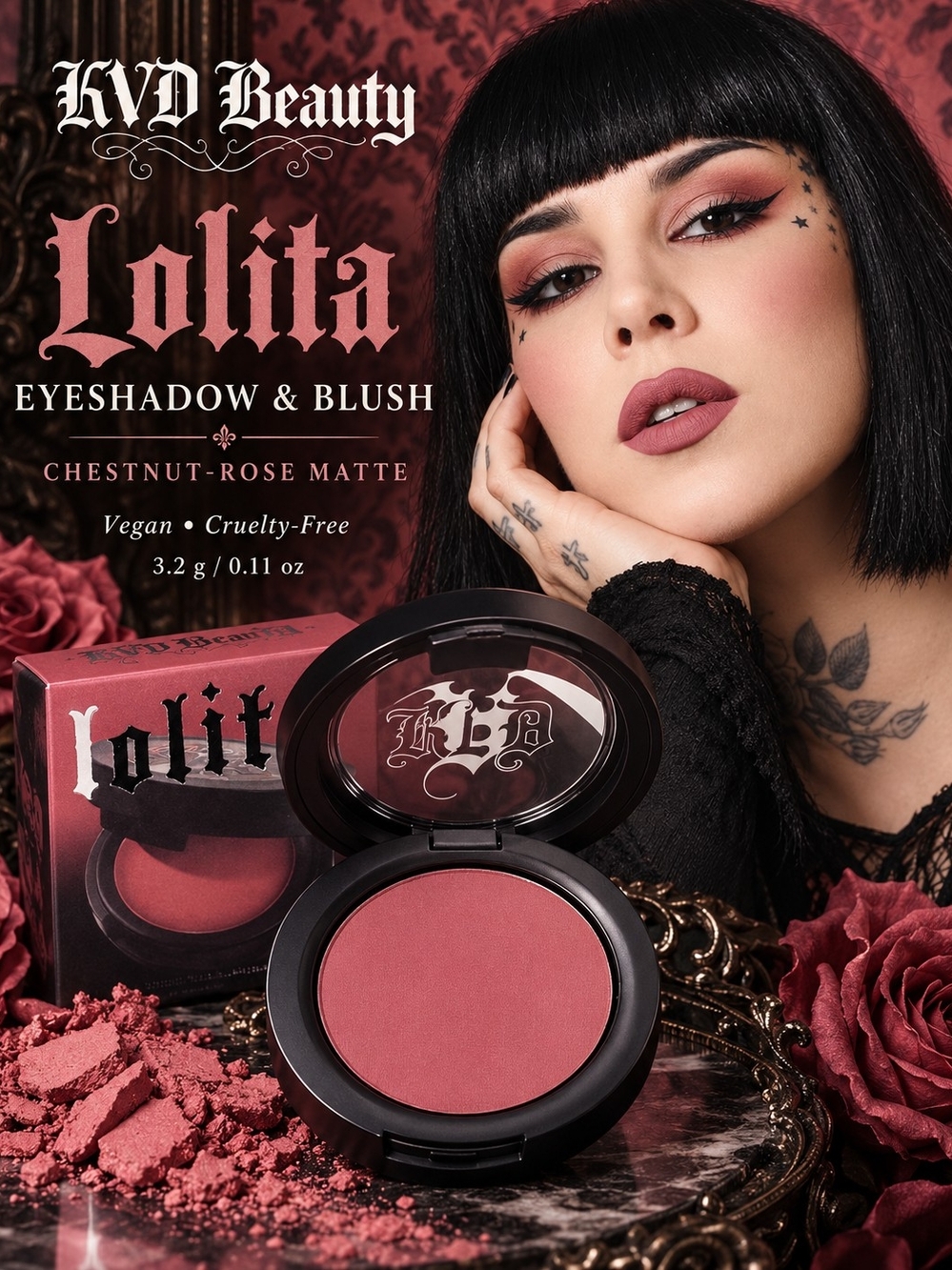 KVD Beauty Lolita Eyeshadow & Blush – Lolita